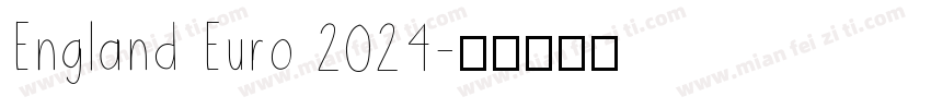 England Euro 2024字体转换